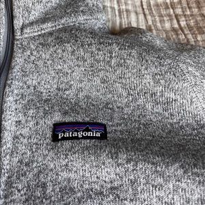 patagonia better sweater full-zip jacket in birch white
